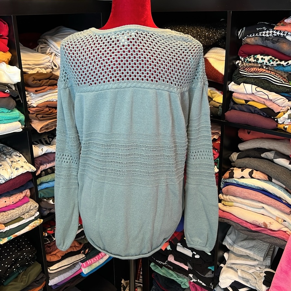#100. 🪷 Light blue sweater. Knox rose. Xxl - Picture 8 of 9
